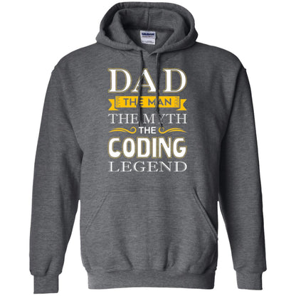 Daddy T-shirt The Man The Myth Colding Legend Dark Heather