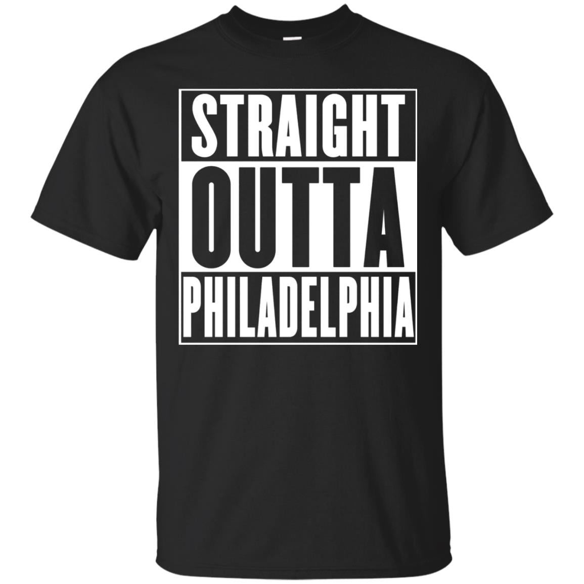 Straight Outta Philadelphia T-shirt Black