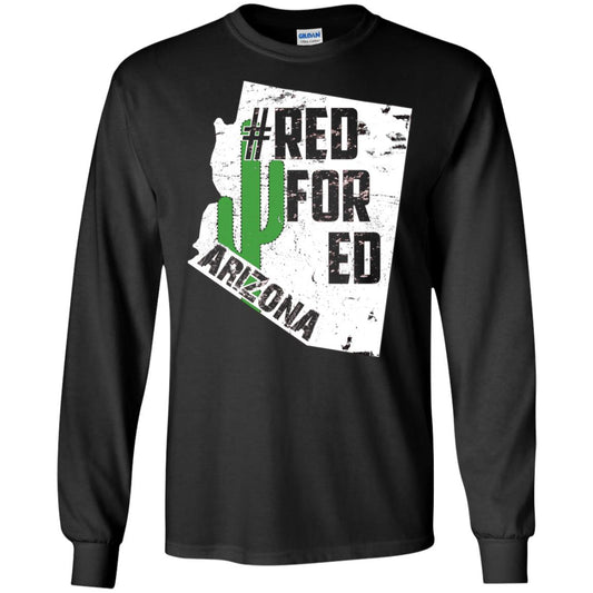 Arizona Teacher Shirt Hash Tag Red For Ed Support For Teachers Black
