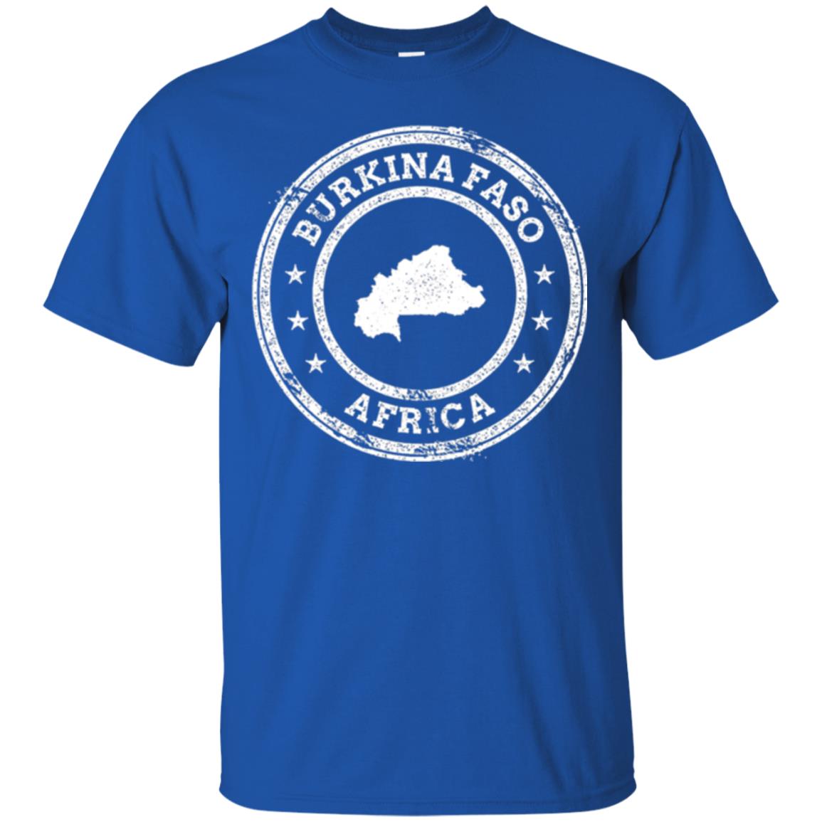 Burkina Faso Africa Passport Stamp T-shirt Royal