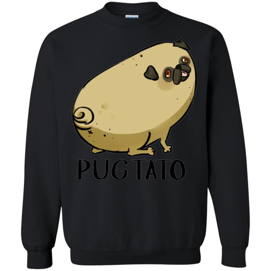 Dog Lovers T-shirt Pugtato Black