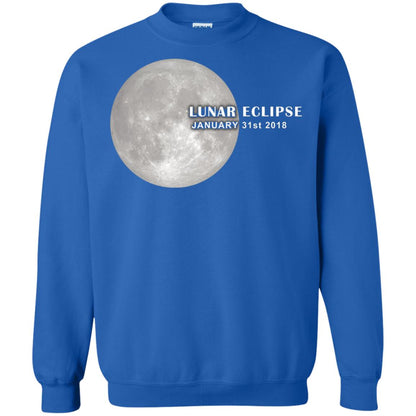Eclipse January 31st 2018 Total Lunar Eclipse Shirts Royal