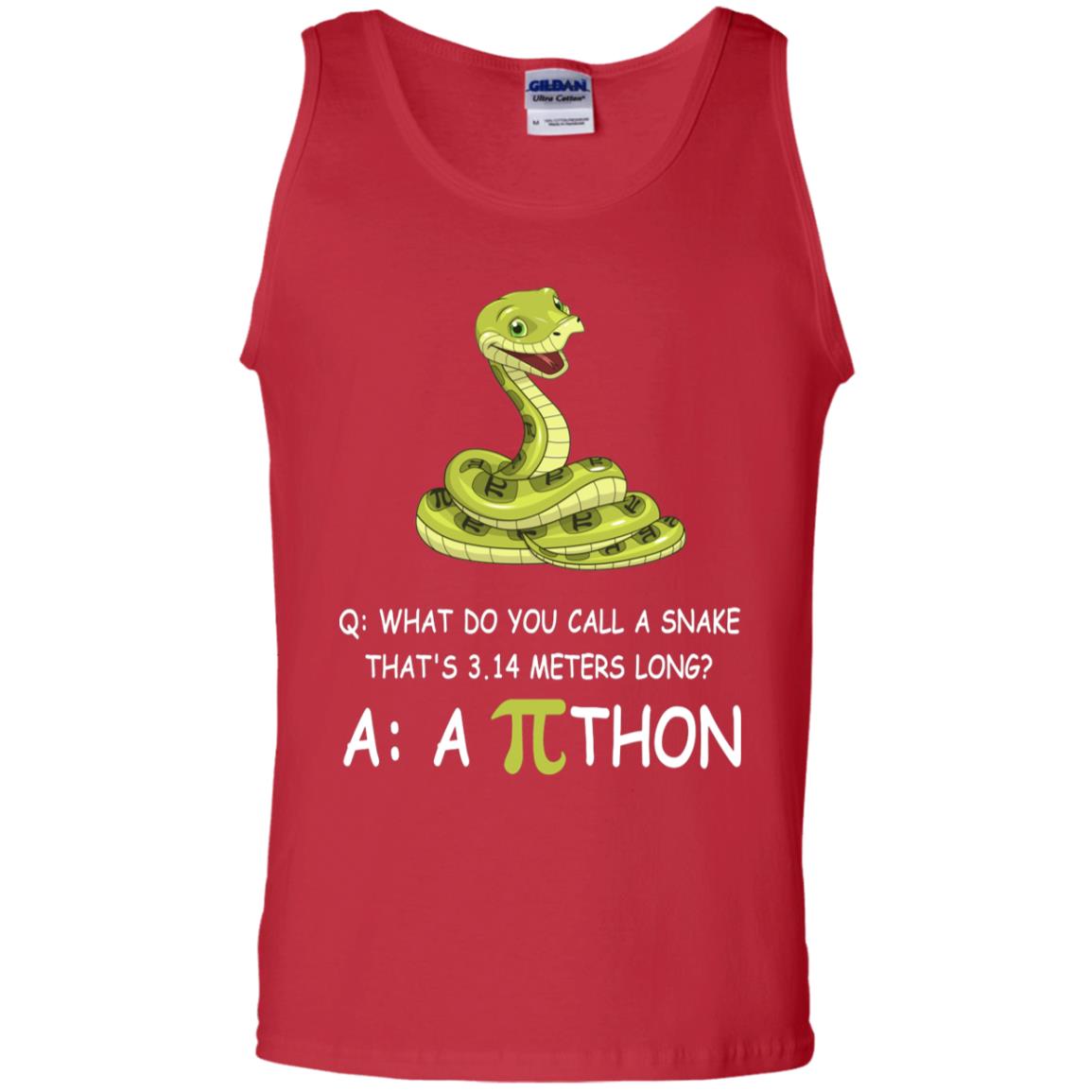 What Do You Call A Snake That's 3.14 Meters Long Shirt Red