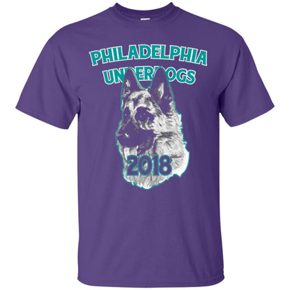 Dog Lover T-shirt Philadelphia Underdogs Celebration 2018 T-shirt Purple