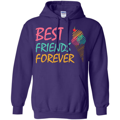 Best Friends Forever Ice Cream Lover T-shirt Purple