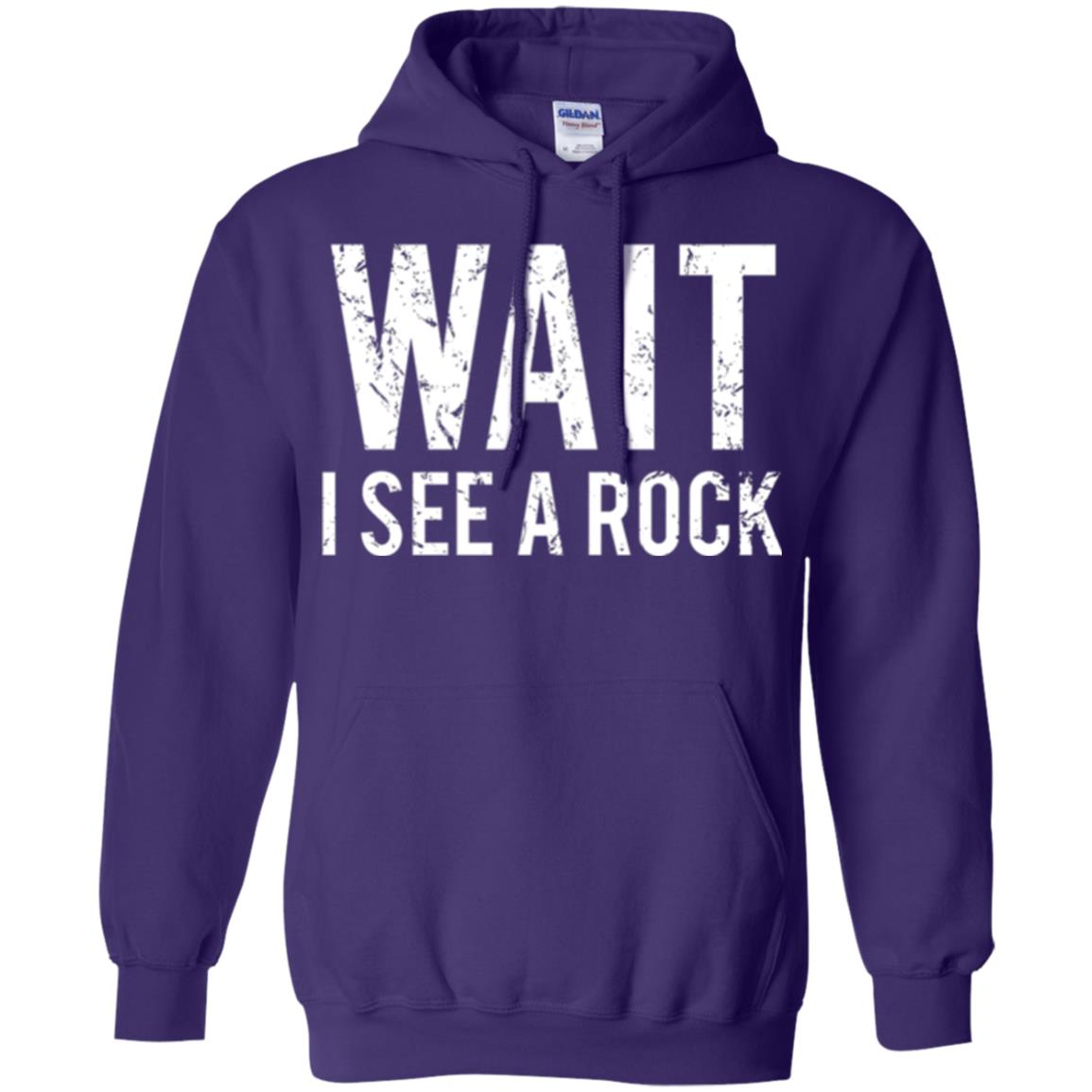 Geology T-shirt I See A Rock Purple