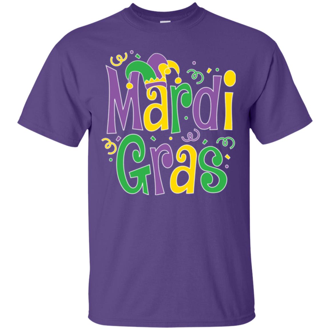 Mardi Gras T-shirt Mardi Gras Party T-shirt Purple