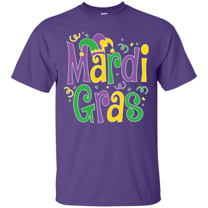 Mardi Gras T-shirt Mardi Gras Party T-shirt Purple