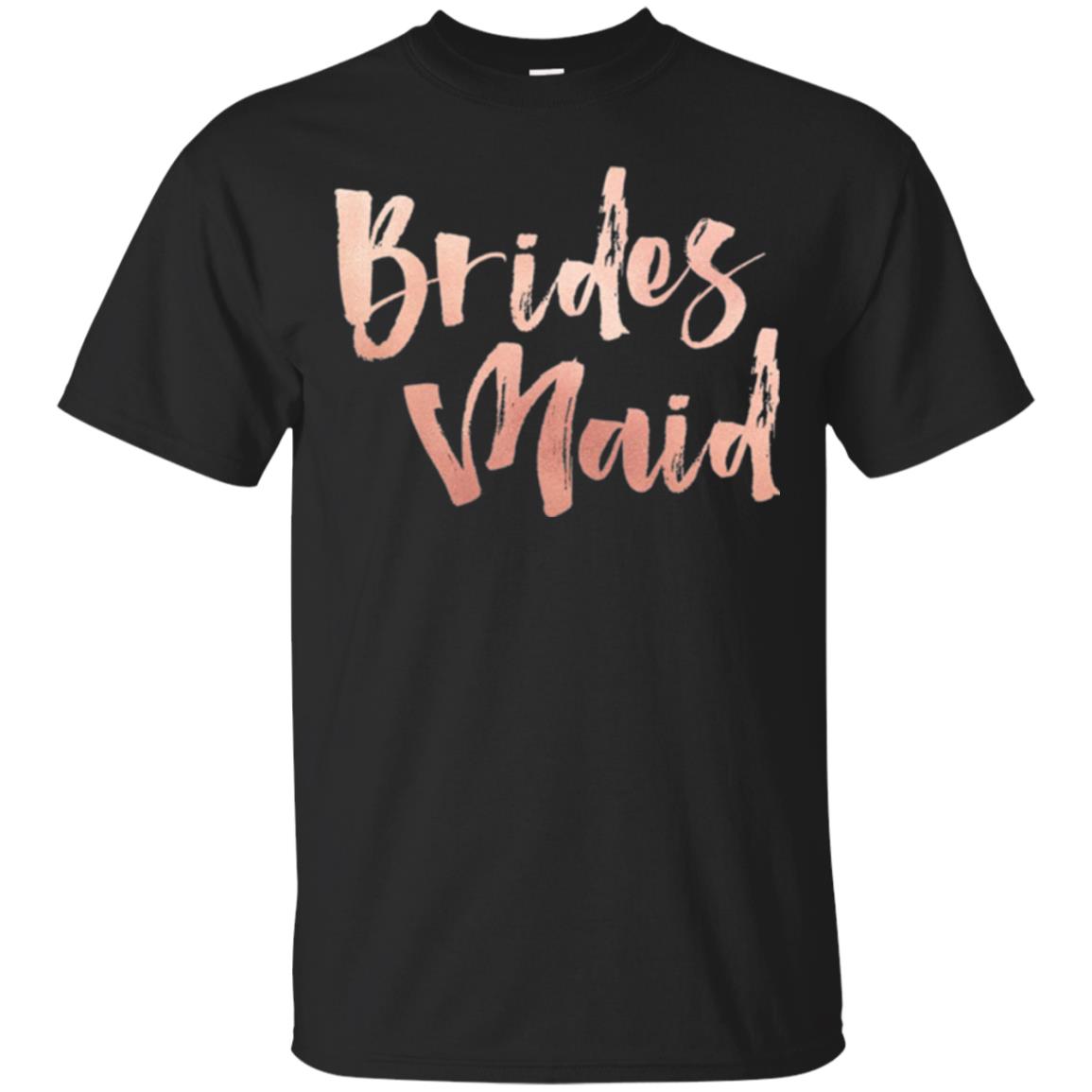 Bridal Shower Wedding Party Bridesmaid T-shirt Black