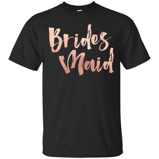 Bridal Shower Wedding Party Bridesmaid T-shirt Black
