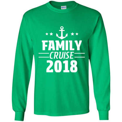 Family Cruise Vacation 2018 T-shirt Irish Green