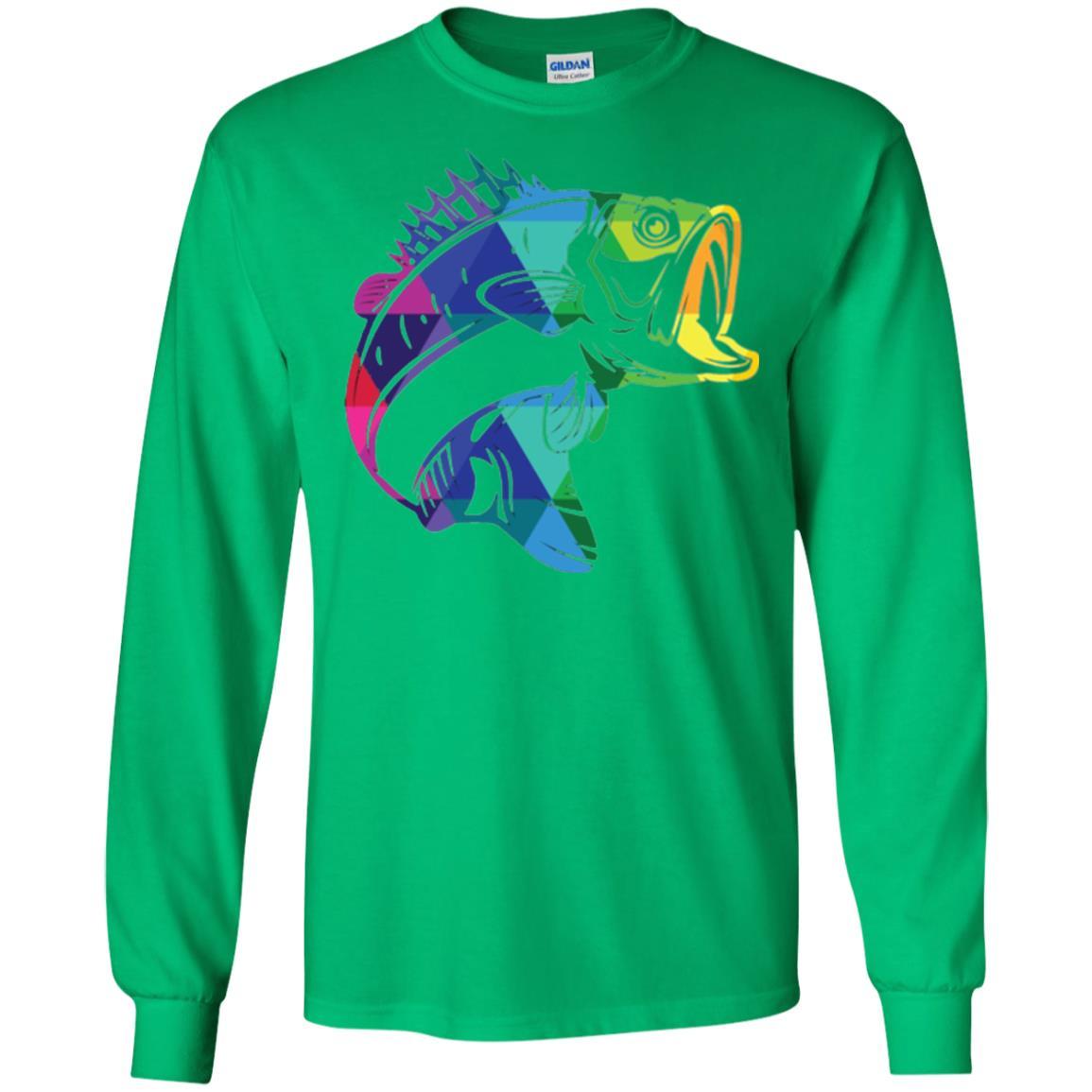 Fisherman T-shirt Fish For Bass Irish Green