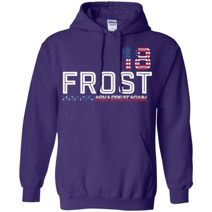 Frost 2018 T-shirt Make Nebraska Great Again Purple