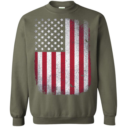 Usa Flag T-shirt 4th July Military Green