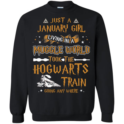 Just A January Girl Living In A Muggle World Took The Hogwarts Train Going Any Where Black