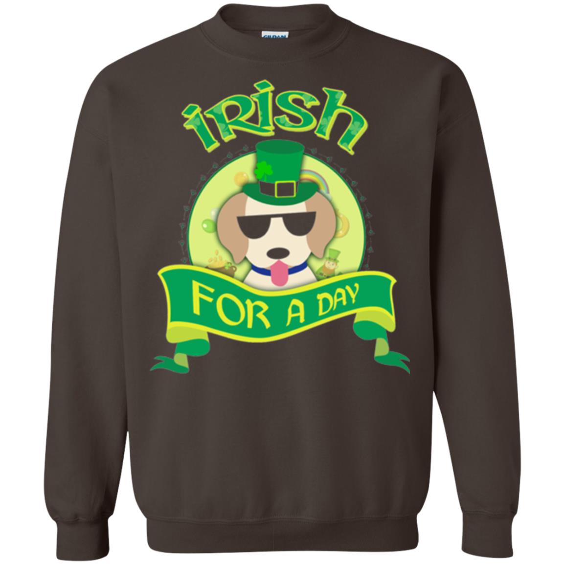 Saint Patrick_s Day 2018 T-shirt Amazing I_m Irish Labrador Dark Chocolate