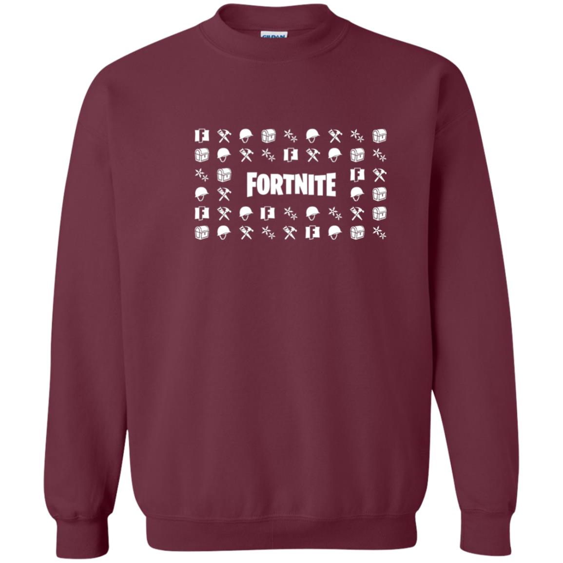 Fortnite Tapestry Shirt Maroon