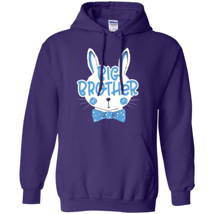 Easter Bunny Big Brother Blue Easter T-shirt Purple