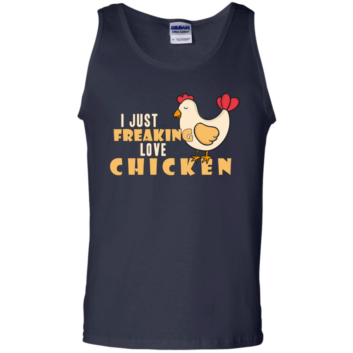 I Just Freaking Love Chicken Shirt Navy