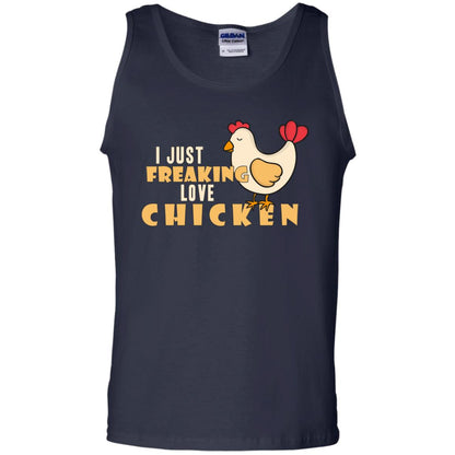 I Just Freaking Love Chicken Shirt Navy