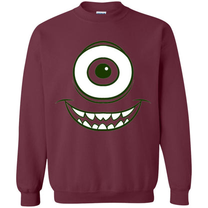 Cartoon T-shirt Mike Wazowski Eye Graphic Maroon