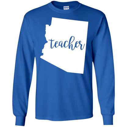 Arizona Teacher Home State Back To School Shirt Royal
