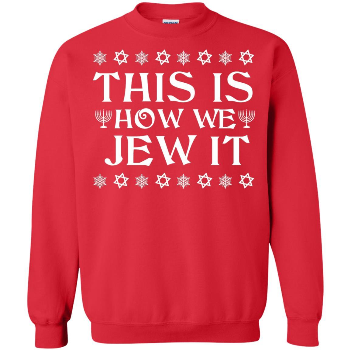 This Is How We Jew It T-Shirt Red