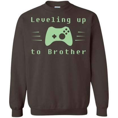 Rata-leveling Up To Brother Gaming Family Shirt Dark Chocolate