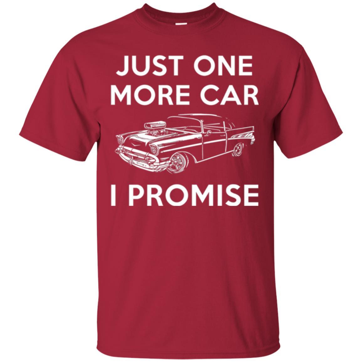 Car Lover T-shirt Just One More Car Cardinal