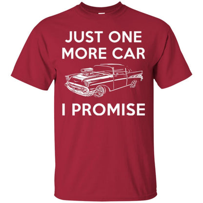 Car Lover T-shirt Just One More Car Cardinal