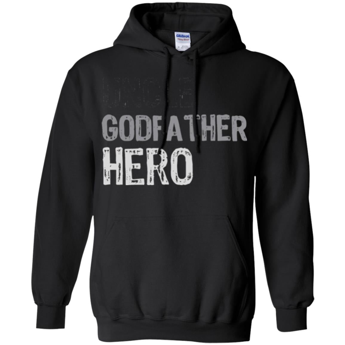 Uncle T-shirt Uncle Godfather Hero Black