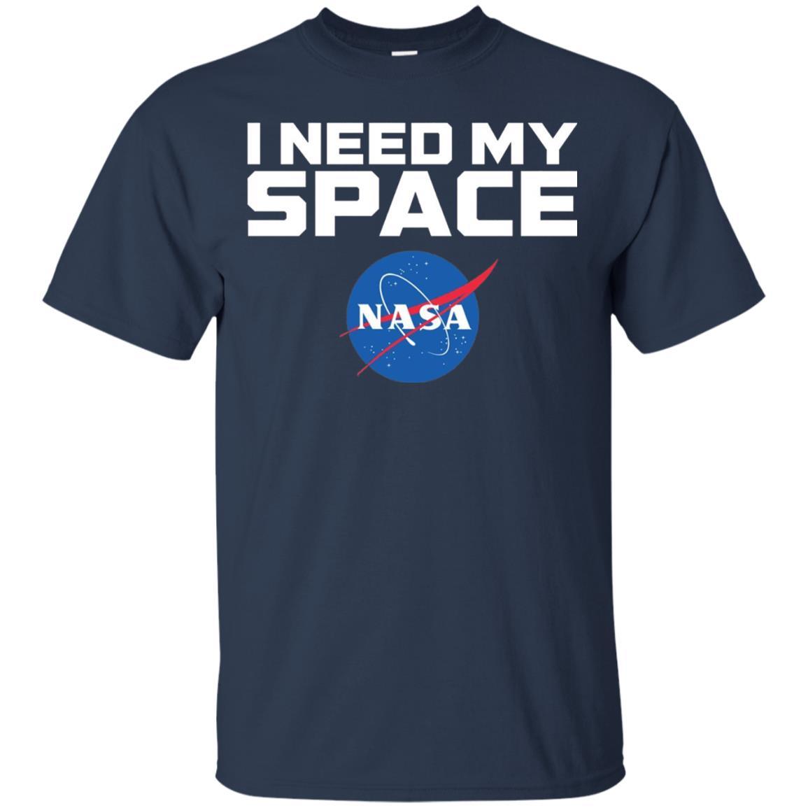 Nasa Logo T-Shirt I Need My Space Navy
