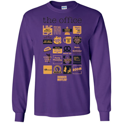 The Office T-shirt Purple