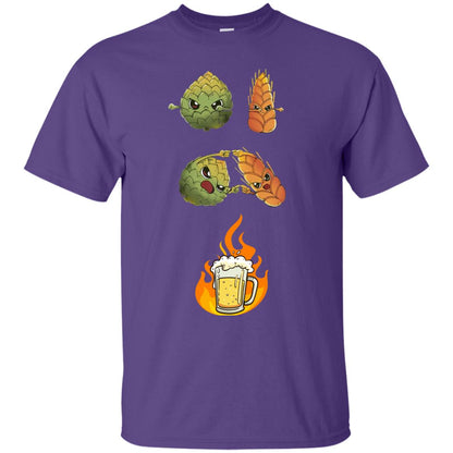Beer Lover T-shirt Beer Fusion Purple