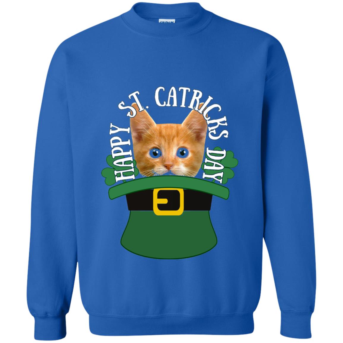 Happy Saint Patricks Day T-shirt Royal