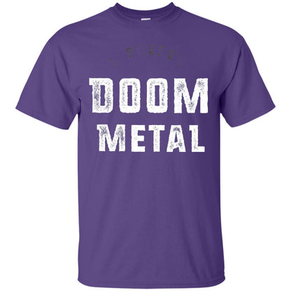 I Prefer Doom Heavy Metal Shirt Purple