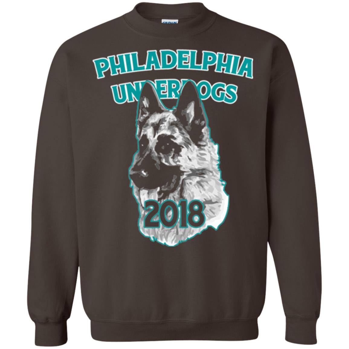 Dog Lover T-shirt Philadelphia Underdogs Celebration 2018 T-shirt Dark Chocolate
