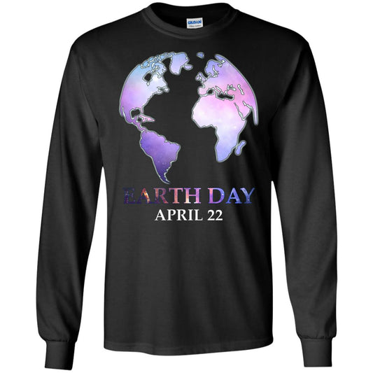 Earth Day April 22 T-shirt For Save The Environment Black