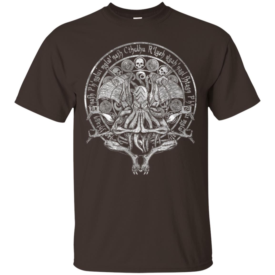 The Idol - Cthulhu T-shirt White Variant Dark Chocolate
