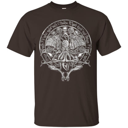 The Idol - Cthulhu T-shirt White Variant Dark Chocolate