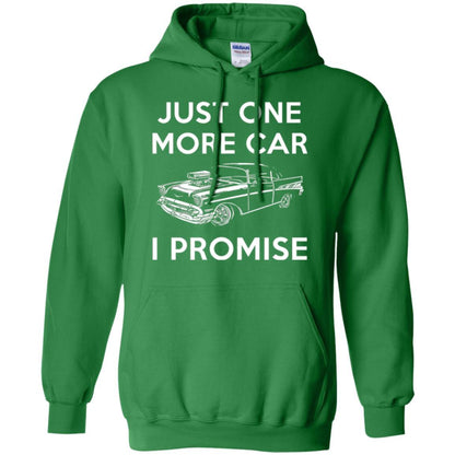 Car Lover T-shirt Just One More Car Irish Green