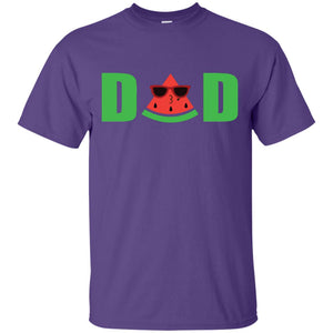 Dad Watermelon Funny Summer Melon Fruit Shirt For DaddyG200 Gildan Ultra Cotton T-Shirt