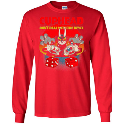 Video Game T-shirt Cuphead And Mugman Devil_s Dice Red