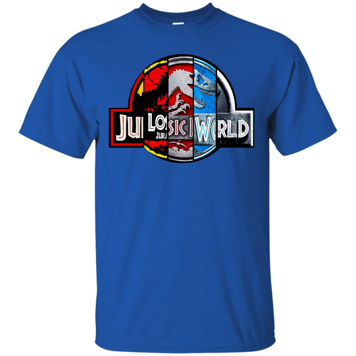 Jurassic World Movie Fan Shirt Royal