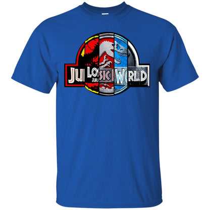 Jurassic World Movie Fan Shirt Royal