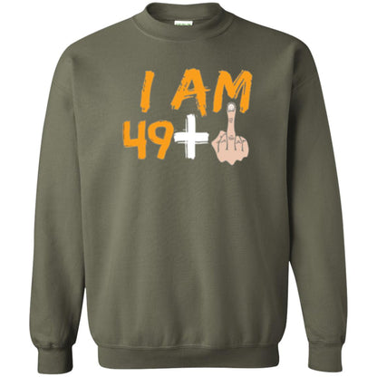 50th Birthday T Shirt I Am 49 Plus Military Green