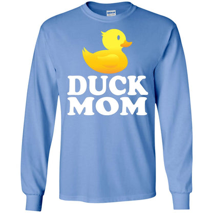 Duck Mom Funny Bird Lover T-shirt Carolina Blue