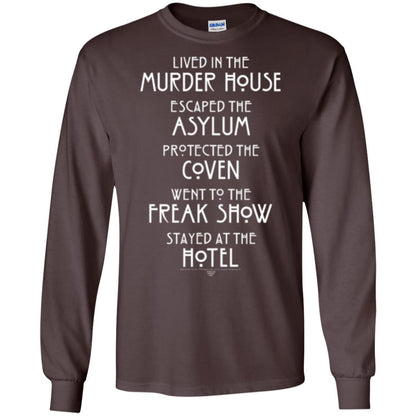 American Horror Story T-shirt Lived In The Murder House Dark Chocolate