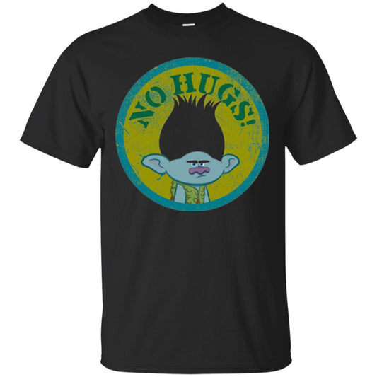 Dream Works_ Trolls No Hugs T-shirt Black