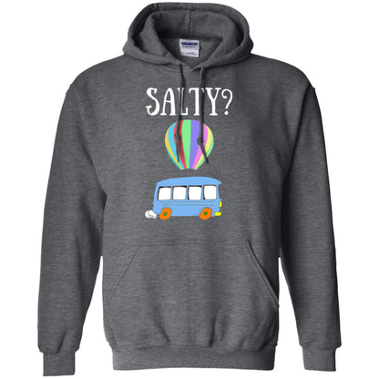 Salty Humorous Parody T-shirt Dark Heather
